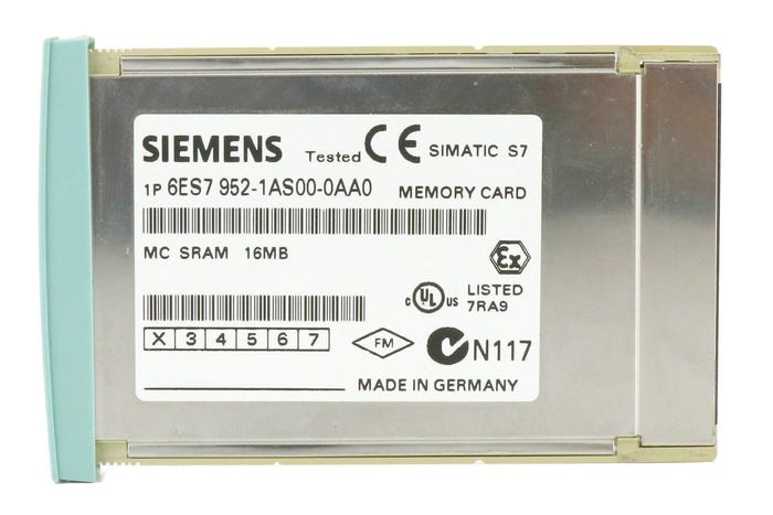 Thẻ Nhớ Memory Card 16MB - PLC S7-400 Siemens 6ES7952-1AS00-0AA0 -