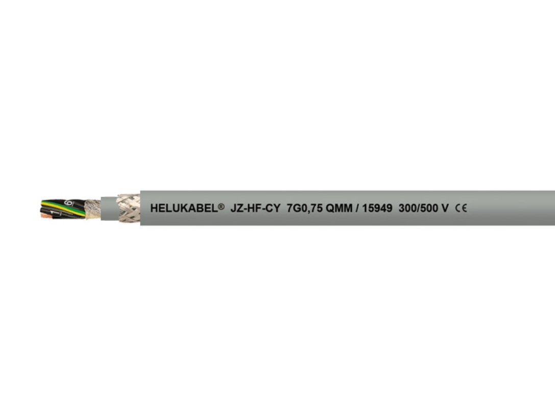 Cáp điều khiển  HelukabelJZ-HF-CY grey 4 G 1 mm² Part no. 15963